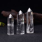 Hexagonal natural stone with earth gem – Decorative element