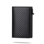 Elegant card holder with integrated AirTag compartment