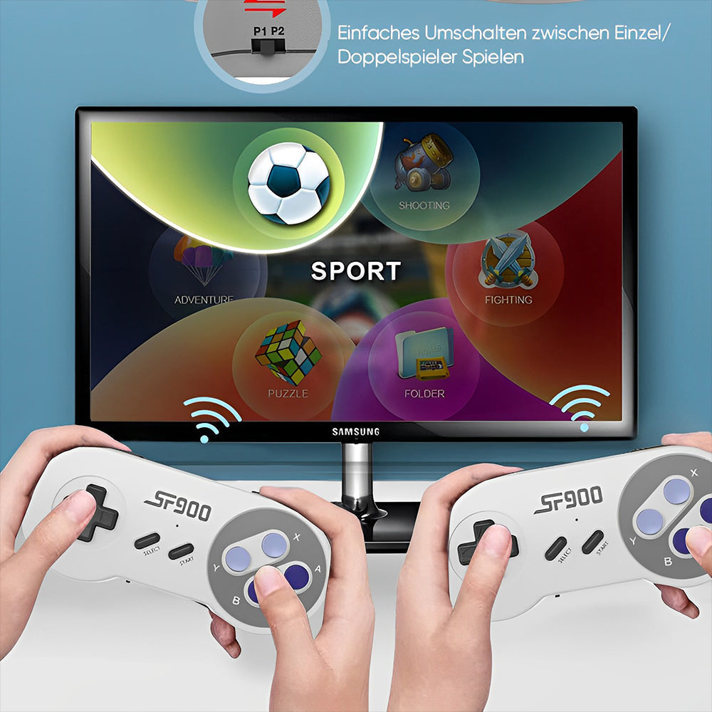 Retro Gaming Console with 926 Built-in Games for Families