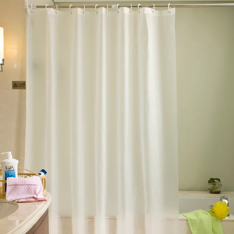 EcoShield Duschvorhang – Umweltfreundlich & Wasserdicht in Beige