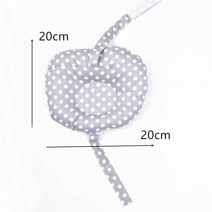 Nursing pillow for mothers with integrated baby head pillow