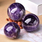 Elegant Amethyst Sphere – Polished Decorative Orb