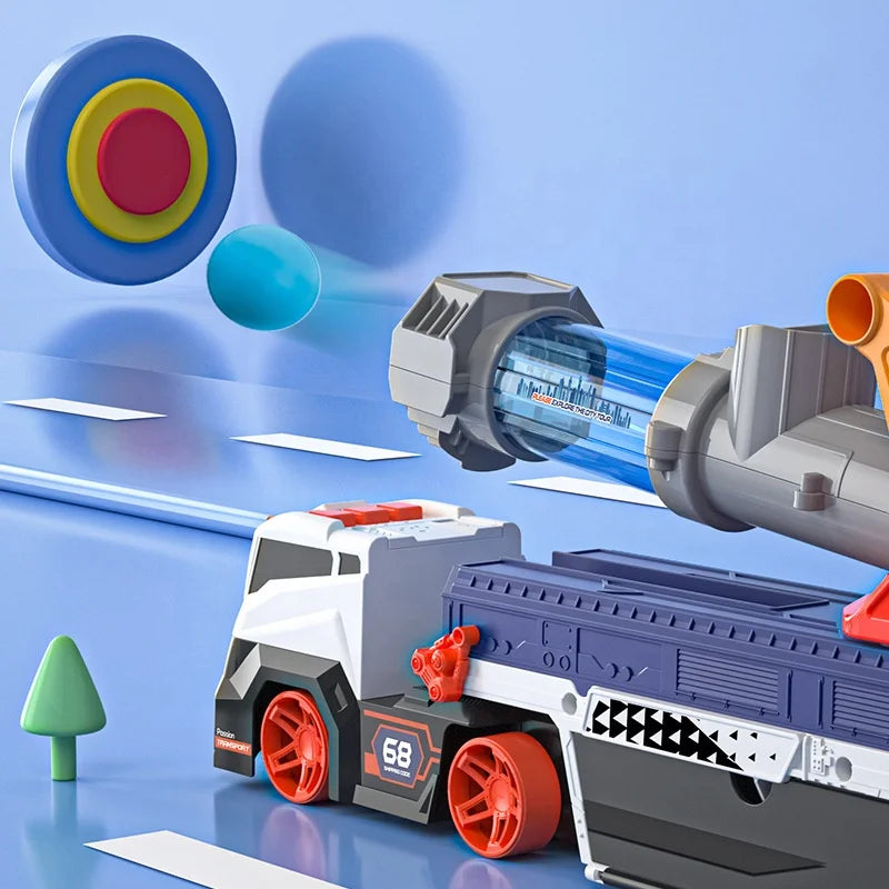 Toy truck for cars – Toy with loading function