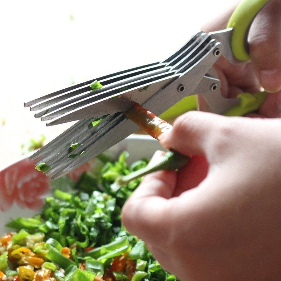 Multifunctional 5-Blade Kitchen Shears | CutMaster