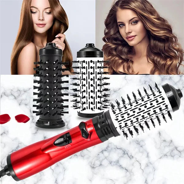 3-in-1 Haartrockner mit Rotationsfunktion für Volumen und Locken