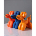 Playful Dog Figurine Bowl – Balloon Design