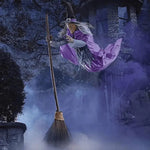 Spooky Witch in Action - Animating Halloween Decoration with Light and Sound