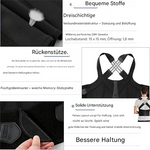 Haltungskorrektur für Rücken- und Nackenschmerzen – Verstellbar & Stabil