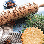 Eleganter Ausrollstab aus Buchenholz für festliches Backen