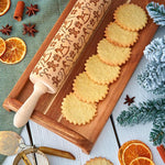 Eleganter Ausrollstab aus Buchenholz für festliches Backen