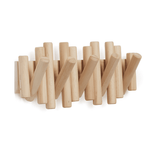 Elegant Wooden Coat Rack – Practical Storage Solution for Hallways