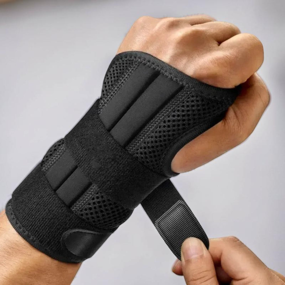 Adjustable Wrist Brace with Stabilizing Splint