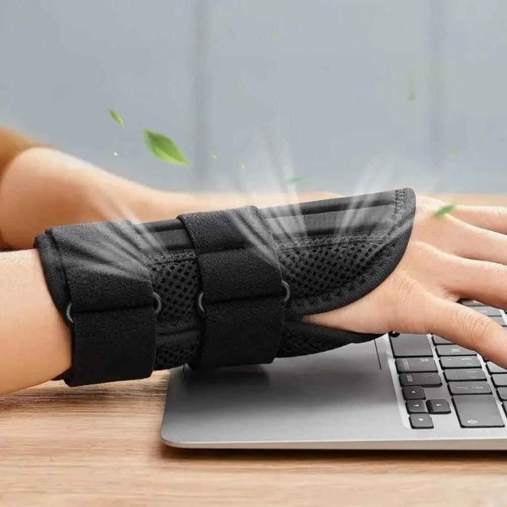 Adjustable Wrist Brace with Stabilizing Splint