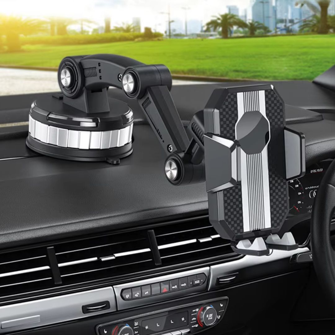 Smartphone Holder with Suction Cup and 360° Rotation