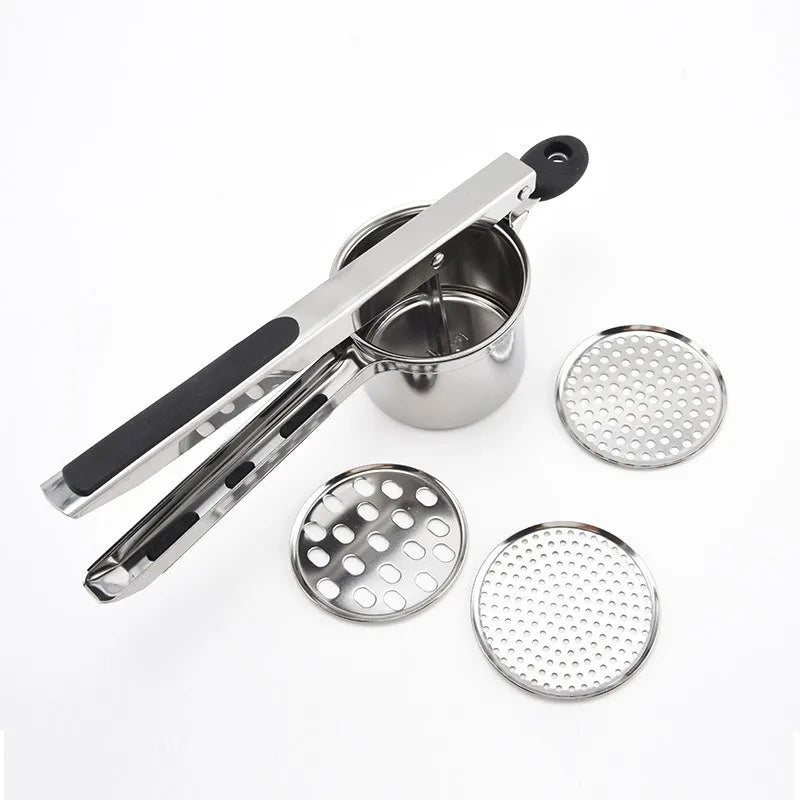 Küchenmeister – Robust Stainless Steel Potato Ricer for Puree Lovers