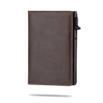 Elegant card holder with integrated AirTag compartment