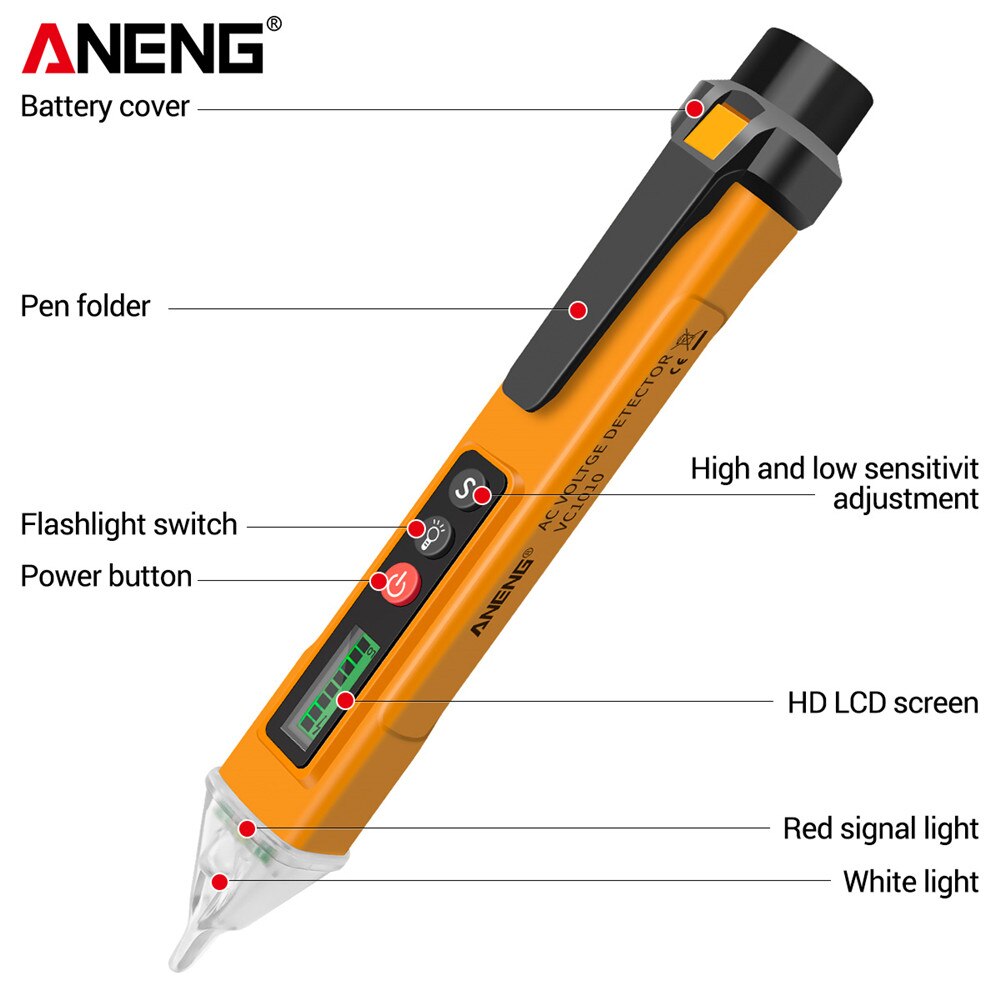 Intelligenter Spannungsprüfer für AC und DC bis 1000V