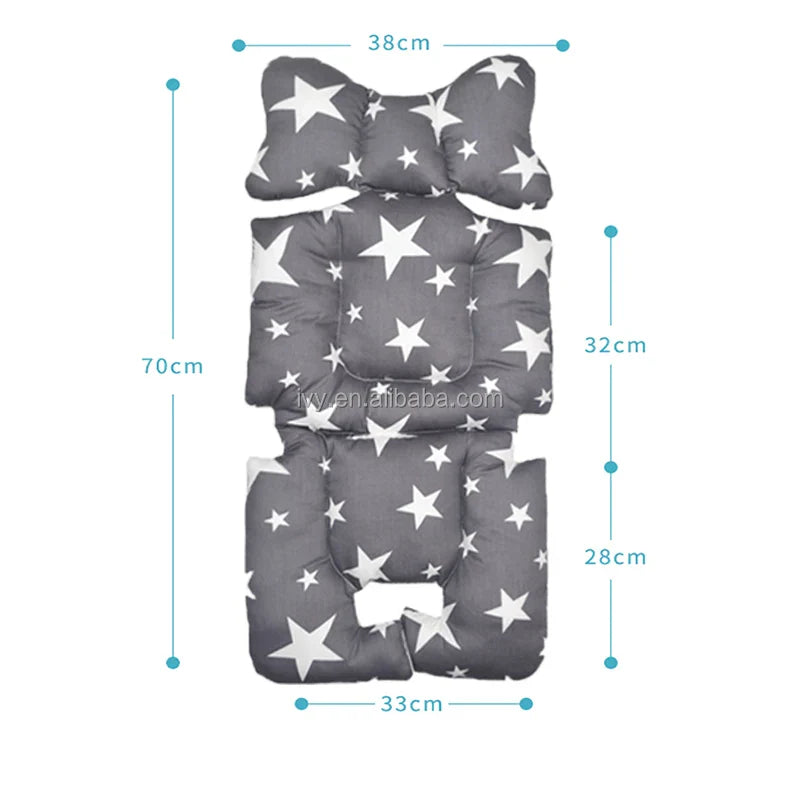 Breathable Stroller Liner – Comfortable Cushion Pad for Car Seats