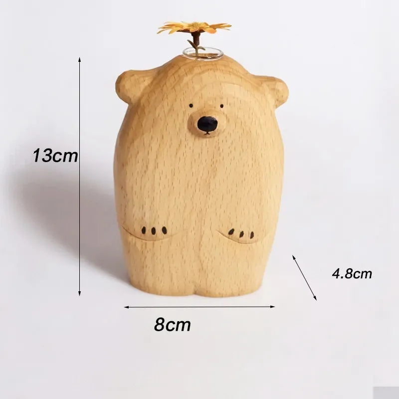 Charming little bear vase