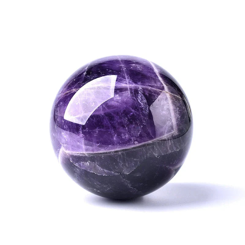 Elegant Amethyst Sphere – Polished Decorative Orb