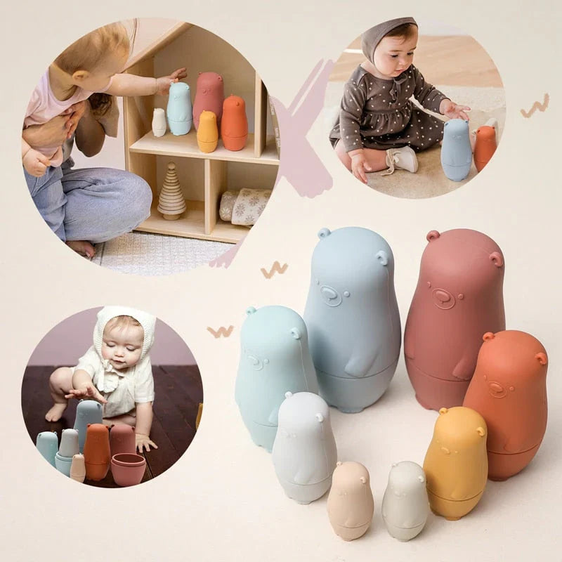 Creative Stacking Toy – Soft, Safe, and Educational - Set of 4