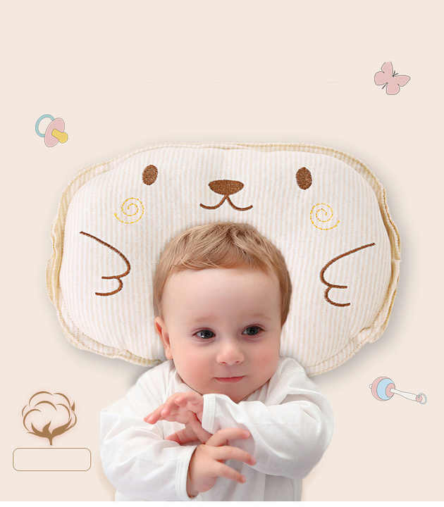 Orthopedic Pillow for Babies – Head-Shaping Pillow to Prevent Flat Head Syndrome