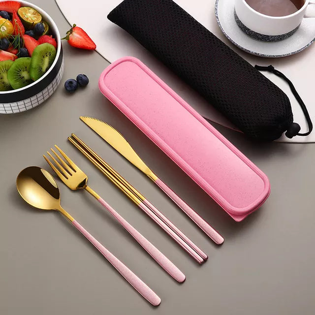 Elegantes Besteckset aus rostfreiem Edelstahl