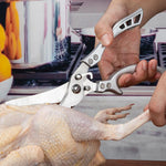 Powerful Stainless Steel Shears for Meat and Vegetables