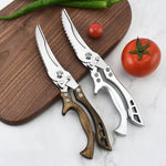 Powerful Stainless Steel Shears for Meat and Vegetables