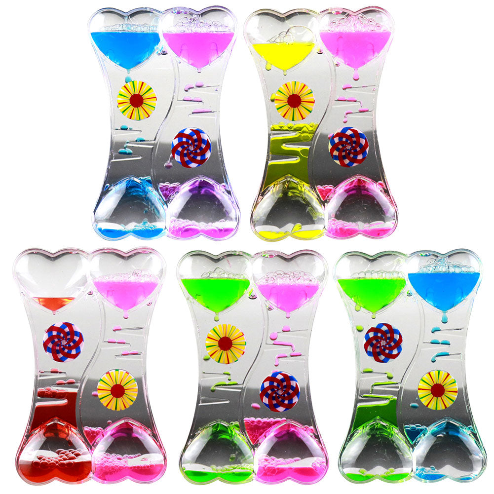 Floating Hearts Hourglass by DouStornfielde