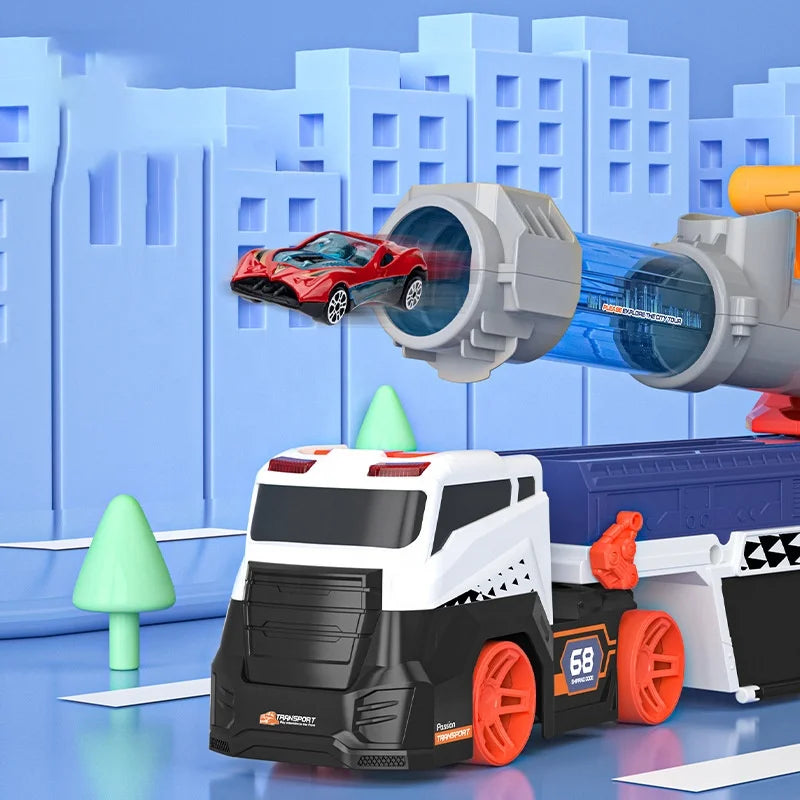Toy truck for cars – Toy with loading function