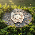 Relaxing Wooden Cat Puzzle