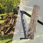 Wall-mounted Log Splitter | Lever Mechanism | Safe Wood Splitting | Carbon Steel