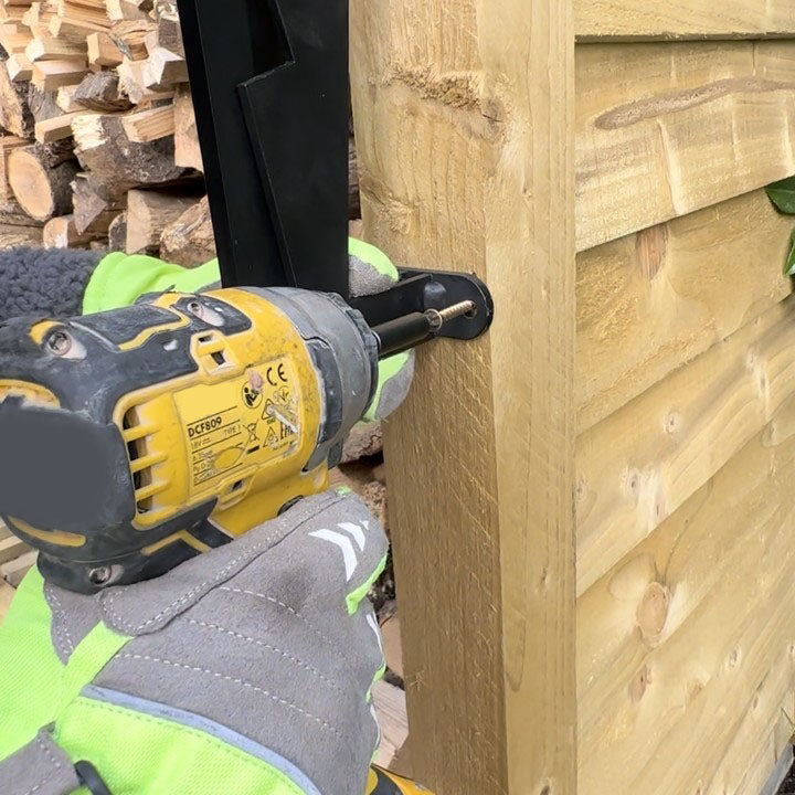 Wall-mounted Log Splitter | Lever Mechanism | Safe Wood Splitting | Carbon Steel