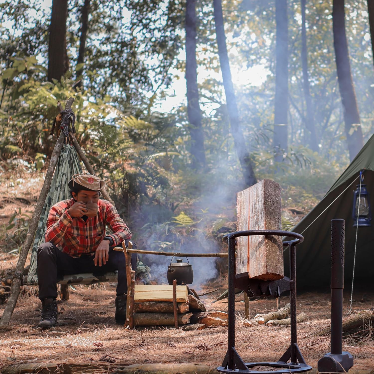 High-Quality Log Splitter | Safe Wood Splitting Without an Axe