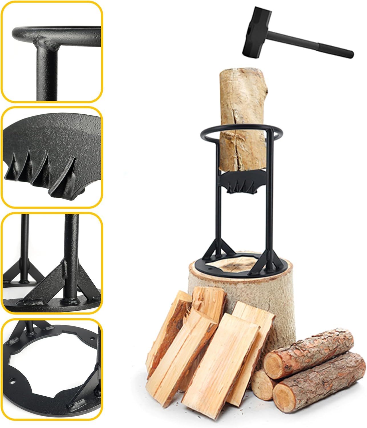 High-Quality Log Splitter | Safe Wood Splitting Without an Axe