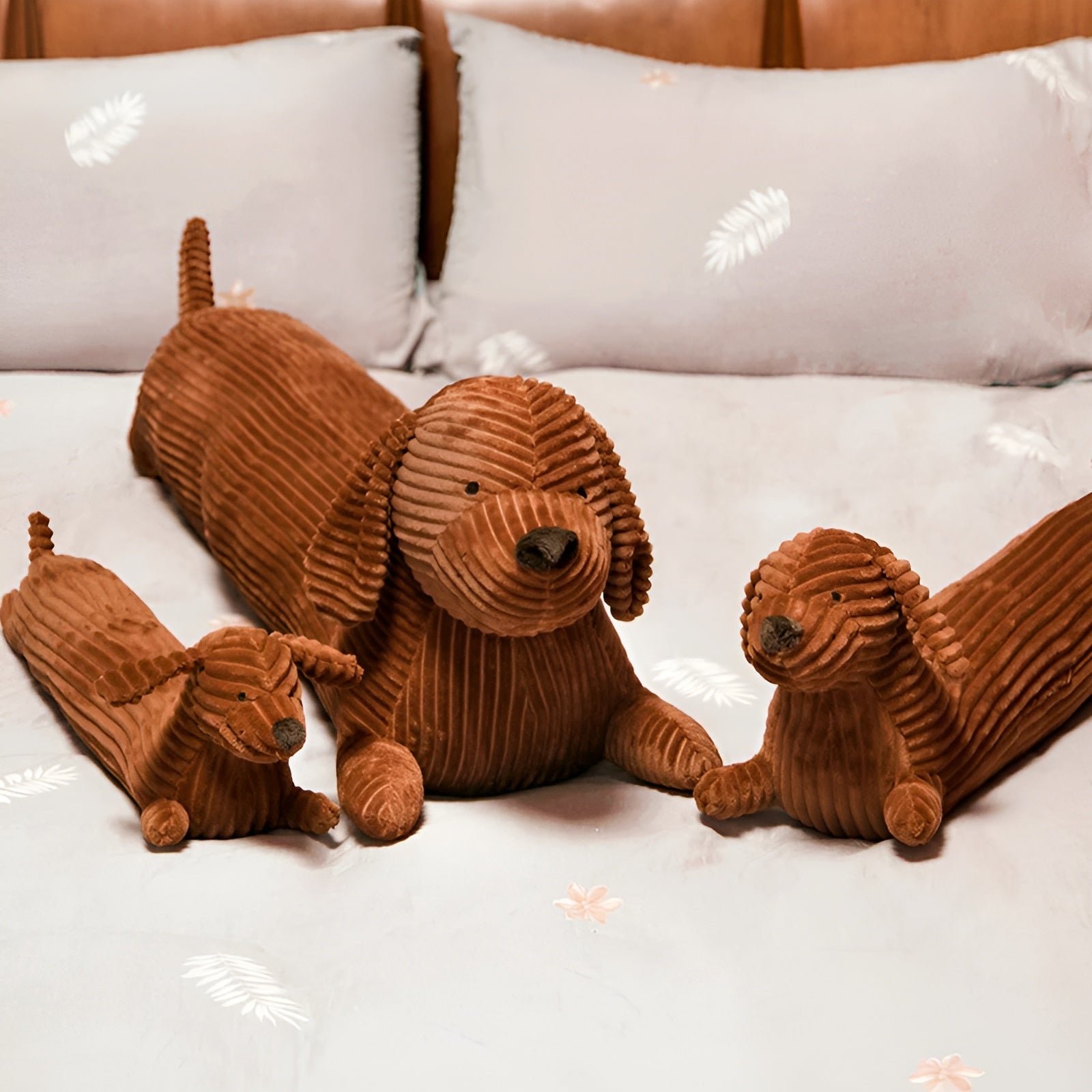 Dackel Kissen in Form eines Dackels – Weiches Kuschelkissen