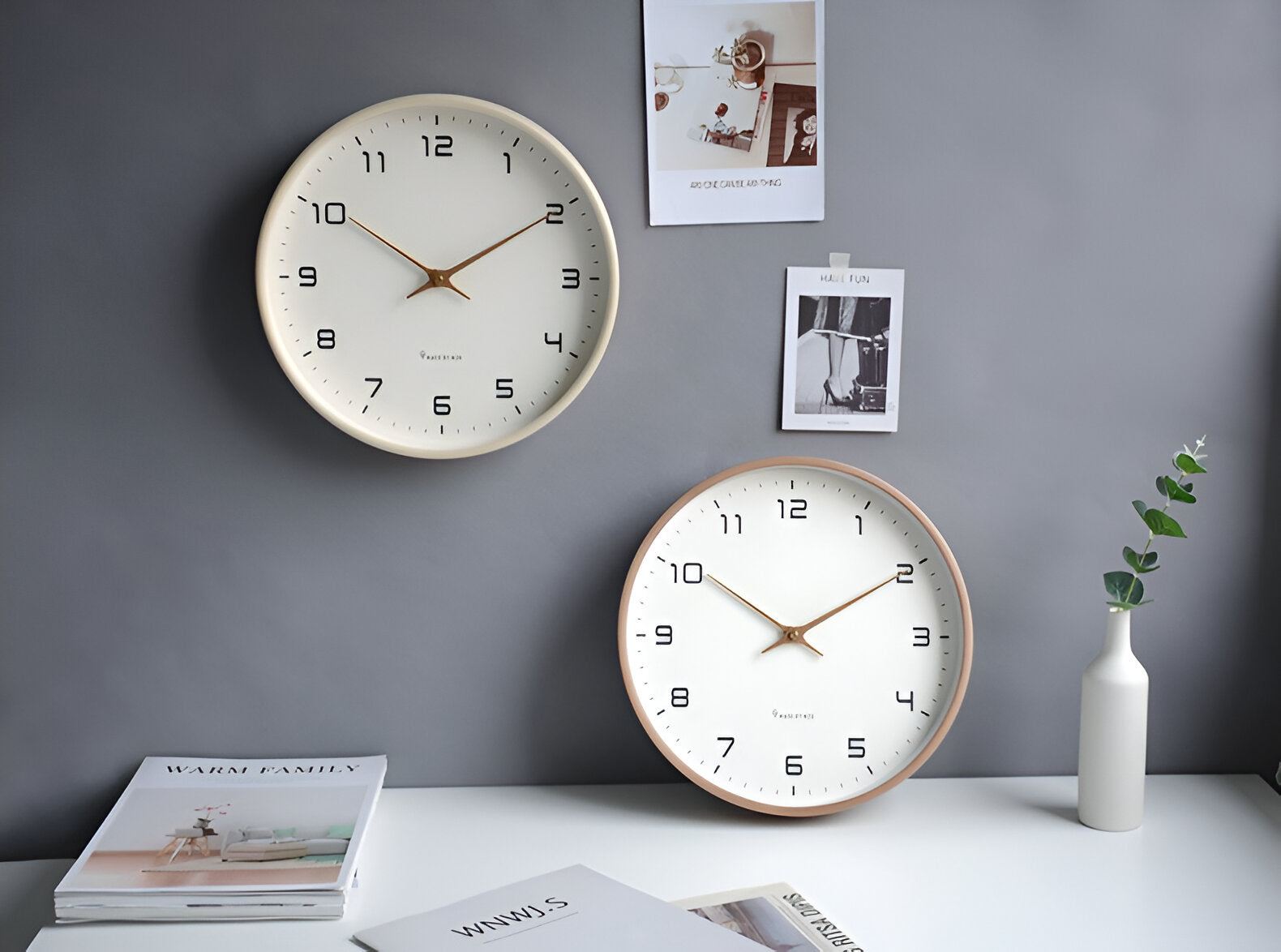 Elysium Holz-Wanduhr – Stilvolle Uhr im skandinavischen Design
