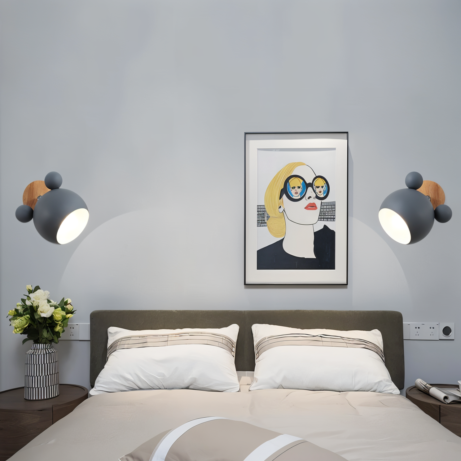 Flexibles Wandlicht im modernen Macaron-Design für jedes Zimmer