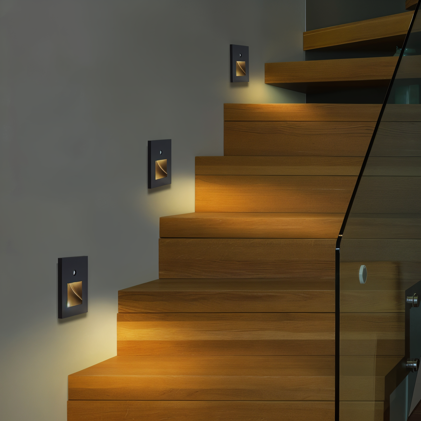 Intelligente Wandlampe mit Bewegungssensor – Automatisches LED-Licht für Flure und Treppen