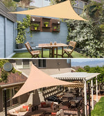 Triangular Sun Shade Sail – UV and Weather Resistant for Outdoor Use