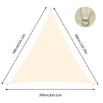 Triangular Sun Shade Sail – UV and Weather Resistant for Outdoor Use