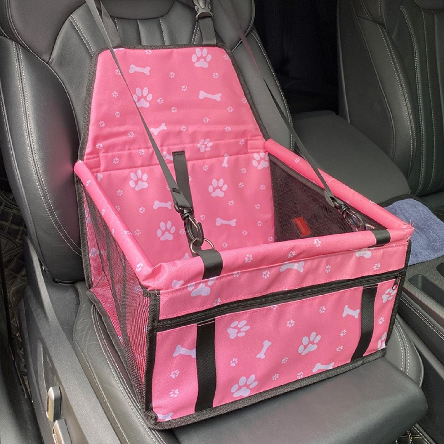 Elevated Dog Car Seat – Waterproof, Non-Slip, and Secure for On-the-Go