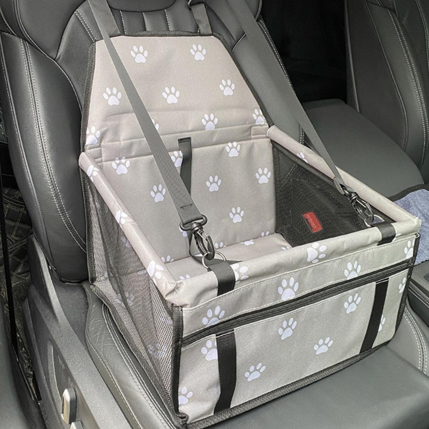 Elevated Dog Car Seat – Waterproof, Non-Slip, and Secure for On-the-Go