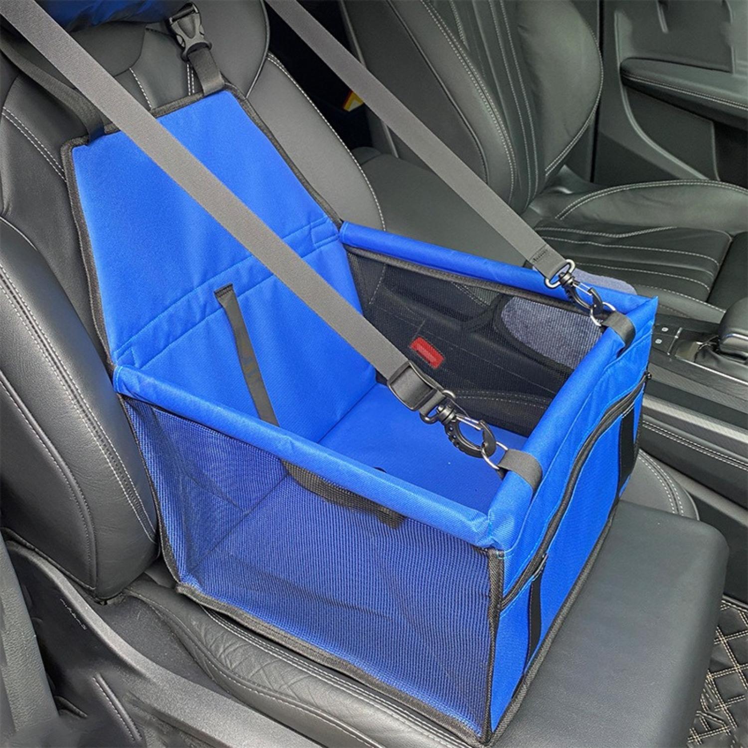 Elevated Dog Car Seat – Waterproof, Non-Slip, and Secure for On-the-Go