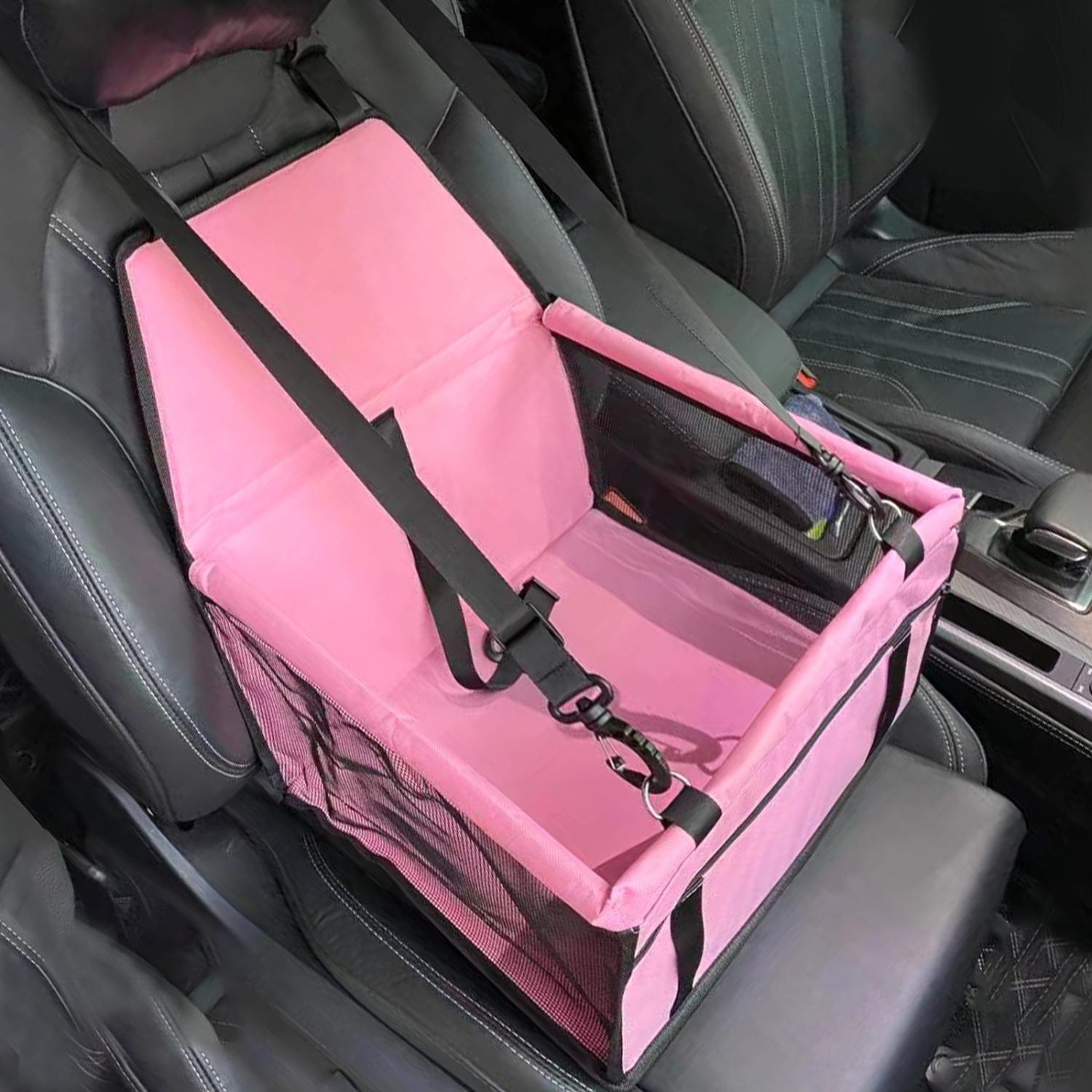Elevated Dog Car Seat – Waterproof, Non-Slip, and Secure for On-the-Go