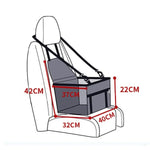 Elevated Dog Car Seat – Waterproof, Non-Slip, and Secure for On-the-Go