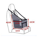 Elevated Dog Car Seat – Waterproof, Non-Slip, and Secure for On-the-Go