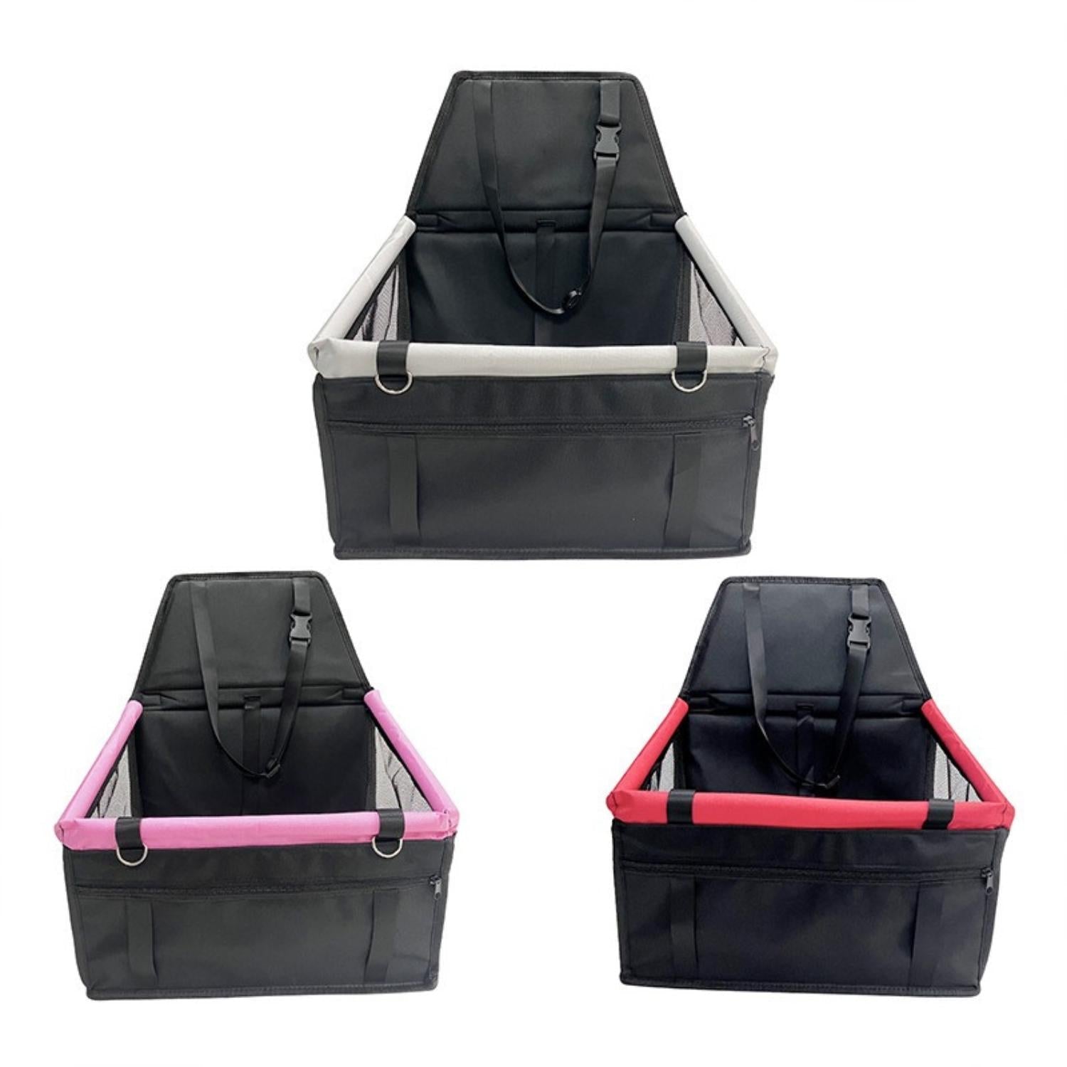 Elevated Dog Car Seat – Waterproof, Non-Slip, and Secure for On-the-Go