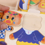 Wooden Puzzles for Kids – Creative Outfit Combinations to Promote Cognitive Development